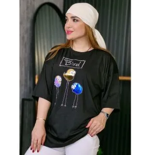 تیشرت لانگ گنجشک ۲۸۹۰۰۲۲۴۳