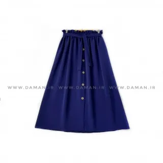 دامن جلو دکمه کاربنی   قد 80