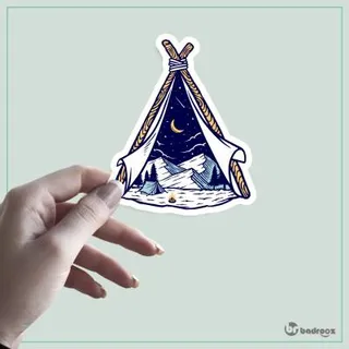 استیکر tipi camp