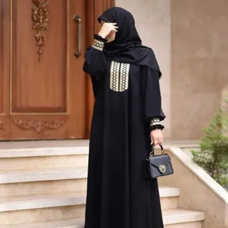 مانتو عبایی محیا  مجلسی الیزه درجه یک زنانه کد99995