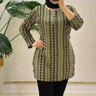 تونیک منگوله دار جنس مرینوس حوله ای 