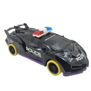 ماشین بازی کنترلی ناب سل مدل لامبورگینی پلیس چراغ گردان شارژی موزیکال