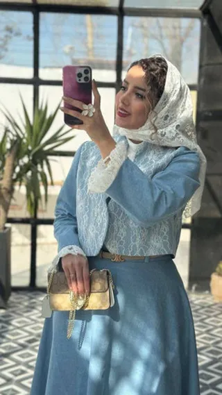 ست چهار تیکه نیلگون کد 86285