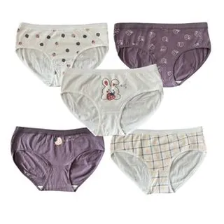 شورت زنانه مدل عروسکی نخی کد ۲ بسته ۵ عددی