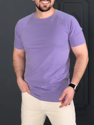 تیشرت 170111 MANGO بنفش