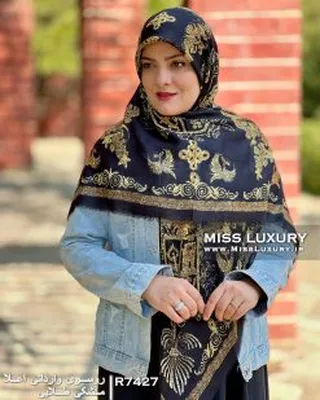 روسری نخی وارداتی R7427