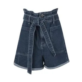 شلوارک جین زنانه سرژه مدل 229151 رنگ آبی تیره