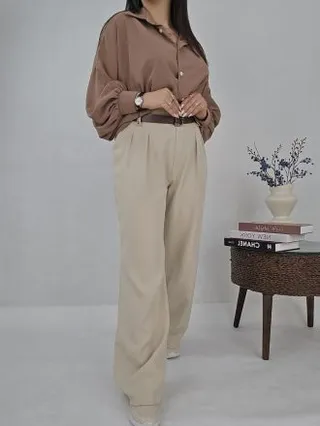 شومیز  زنانه کرپ الیزه درجه یک