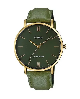 ساعت مچی مردانه عقربه ای کاسیو Casio مدلMTP-VT01GL-3BUDF