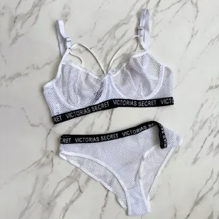 ست شورت و سوتین توری زنبوری فنردار yeni843