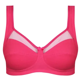 سوتین زنانه اما مدل بدون فنر کد 4928-4100 رنگ سرخا...