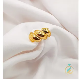 انگشتر طلا طرح نگیین یکتاخواه