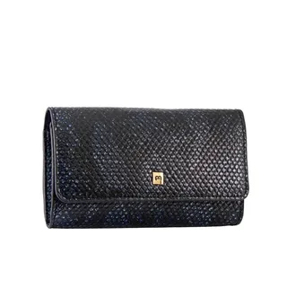 کیف پول زنانه مدل D133 مشکی سرمه ای