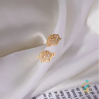 گوشواره طلای گل رز