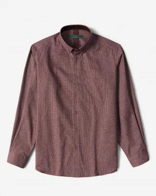 پیراهن آستین بلند چهار خانه 97280