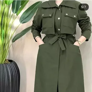 مانتو بلند بهاره دخترانه زنانه اسپورت 
