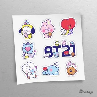 پک استیکر  baby bt21 B