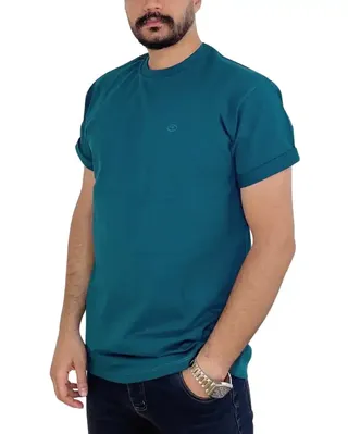 تی شرت مردانه بیسیک سبز کله غازی دیورسو Diverso کد 4650