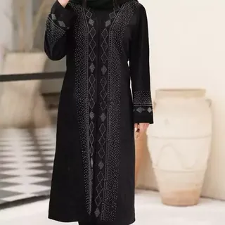 مانتو بلند  مانتو بلند مزون دوز  مانتو نگینی 