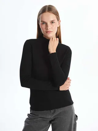 تی شرت آستین بلند زنانه ال سی وایکیکی