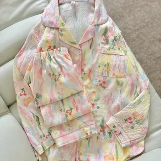 ست پیراهن شلوار استین بلند کد6805