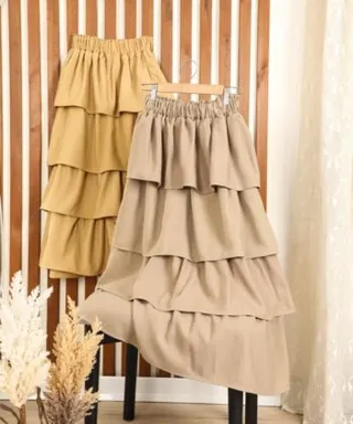 (ایراددار)دامن چهار چین نازیلا