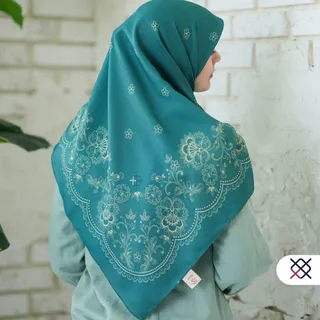 روسری اوساکا سبز نخ ابریشم