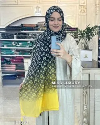 شال پلیسه نخی وارداتی S5353