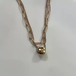 گردنبند رزگلد استیل3