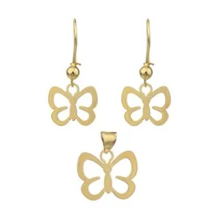 نیم ست طلا 18 عیار زنانه مایا ماهک مدل MS0518