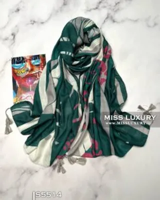 شال نخ ژاکارد اعلا S5514