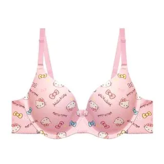 سوتین اسفنجی زنانه مدللیزری دکلته جکدار طرح کیتی کاپ A کد 3193