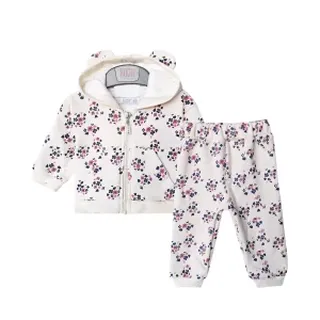 سویشرت و شلوار طرح گل نوزاد دختر (3 تا 18 ماه) کد 629622