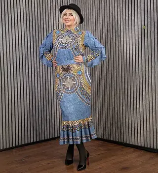ست بلوز ودامن