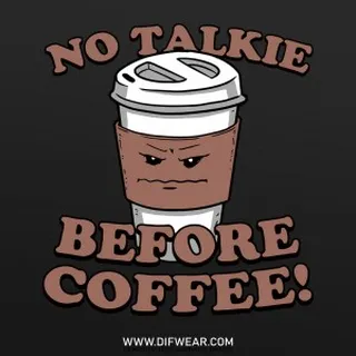 تیشرت No Talkie Before Coffee