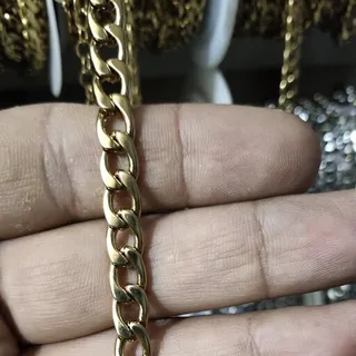 زنجیر کارتیر ساده استیل سایز 2 ( فروش بصورت متری)