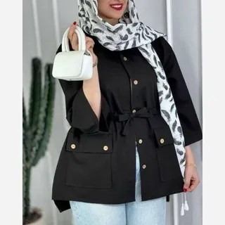 مانتو داکرون زنانه دخترانه فری تا 46