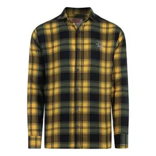 پیراهن آستین بلند یقه برگردان مردانه مدل BANKESH