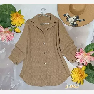 مانتو بلند و جذاب و شیک طرح حصیری قد80رنگبندی