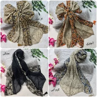 شال زنانه . شال پلیسه 