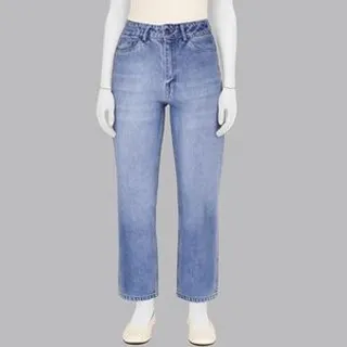 شلوار جین زنانه آر اِن اِس مدل 11042245 رنگ آبی روشن