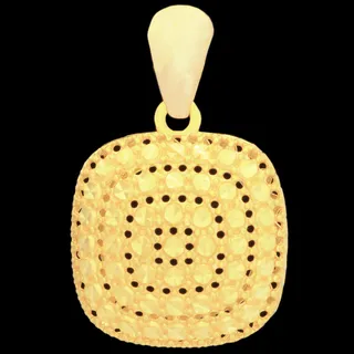 آویز گردنبند طلا 18 عیار زنانه طلای مستجابی مدل آو...