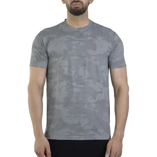 تیشرت ورزشی مردانه جردن مدل CD-Dri Fit-100 طوسی روشن
