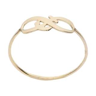 انگشتر طلا 18 عیار زنانه مایا ماهک مدل بی نهایت کد...