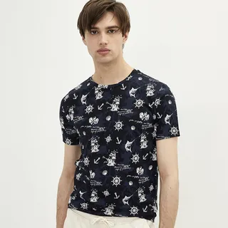 تی شرت آستین کوتاه مردانه ال سی وایکیکی مدل آنتی ب...