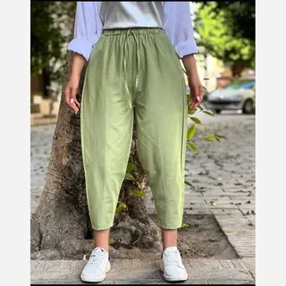 شلوار مام لنین خنک زنانه و دخترانه شیک مدل جدید
