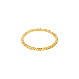 انگشتر طلا 18 عیار زنانه سنجاق مدل تیغه کد R663 سا...