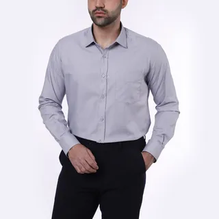 پیراهن آستین بلند یقه برگردان مردانه دیجی استایل ا...
