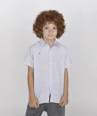 پیراهن آستین کوتاه پسرانه پیانو مدل 11371