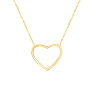 گردنبند طلا زنانه طرح قلب